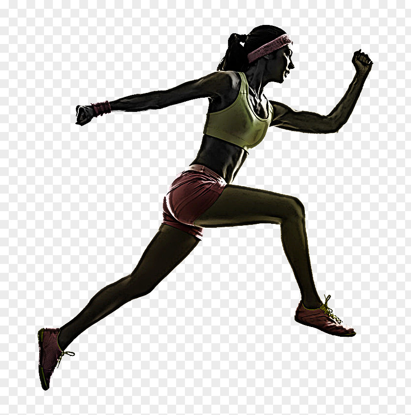 Running Tights Sprint Lunge Silhouette PNG