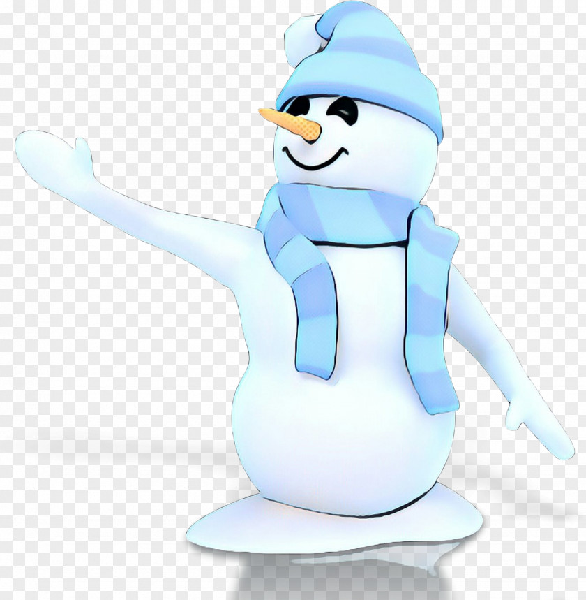 Finger Cartoon Snowman PNG