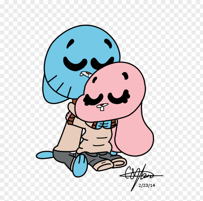 Hug Picture Gumball Watterson Anais Darwin Clip Art PNG