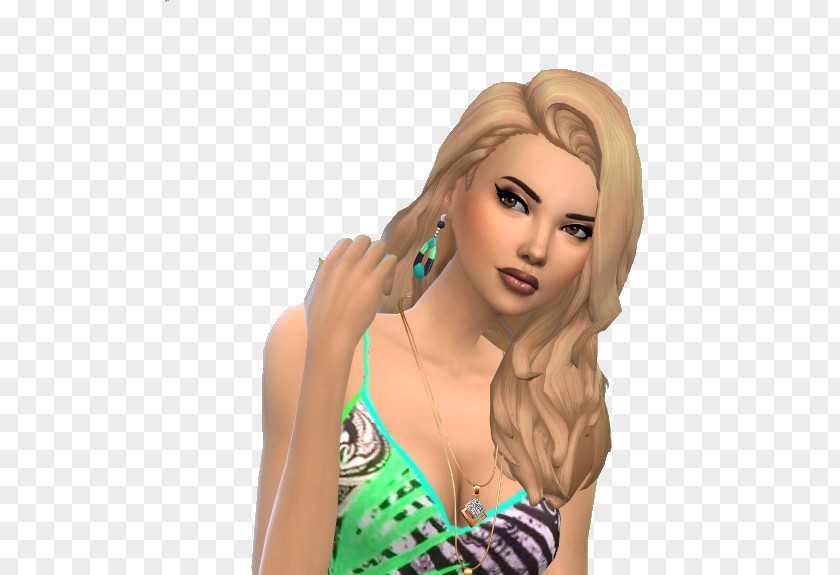 Miss World The Sims 4 Blond Barbie PNG