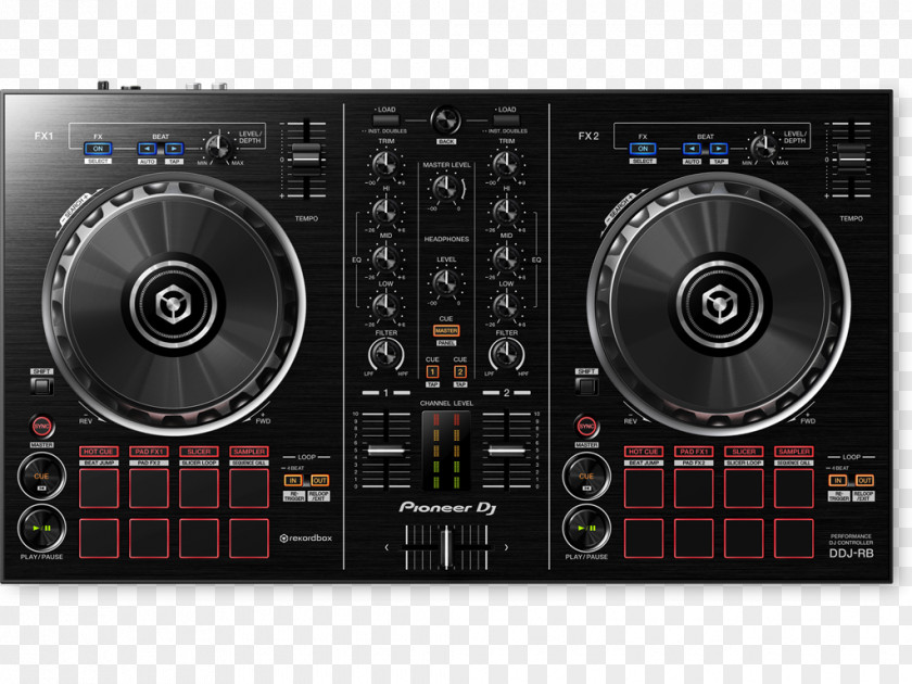 Pioneer DJ Controller Disc Jockey CDJ DDJ-RB PNG