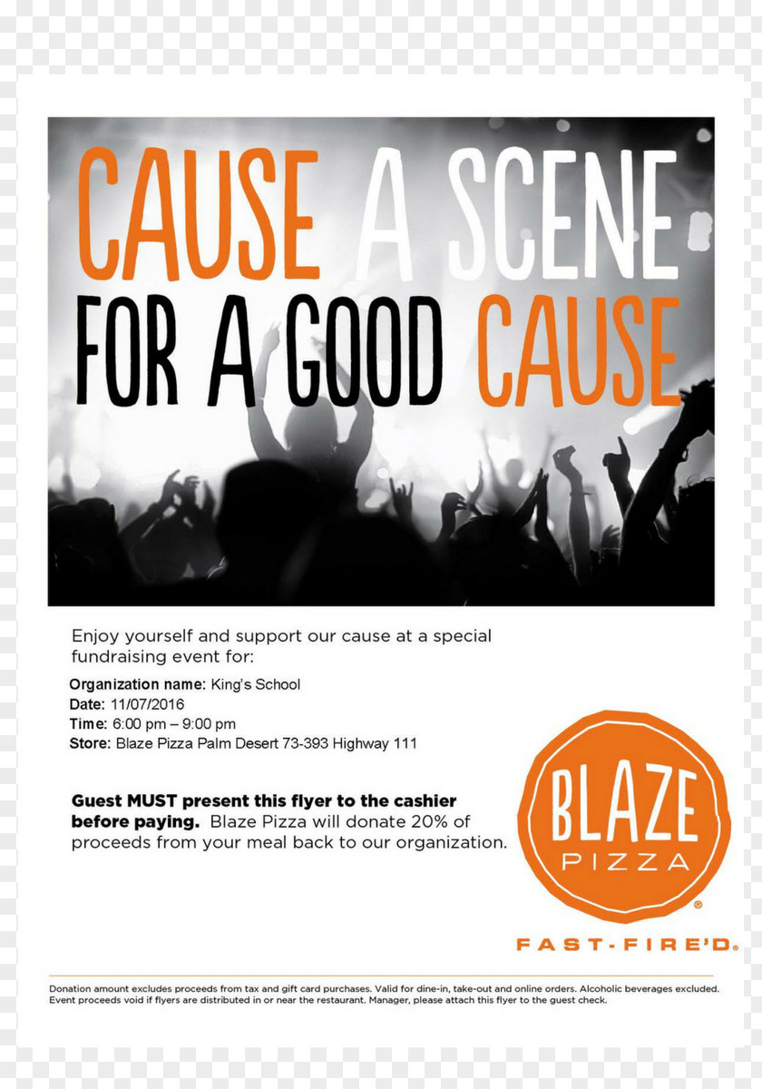 Pizza Blaze Fundraising Take-out Restaurant PNG