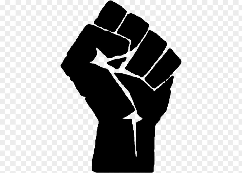 Raised Fist Black Power Panther Party African American PNG