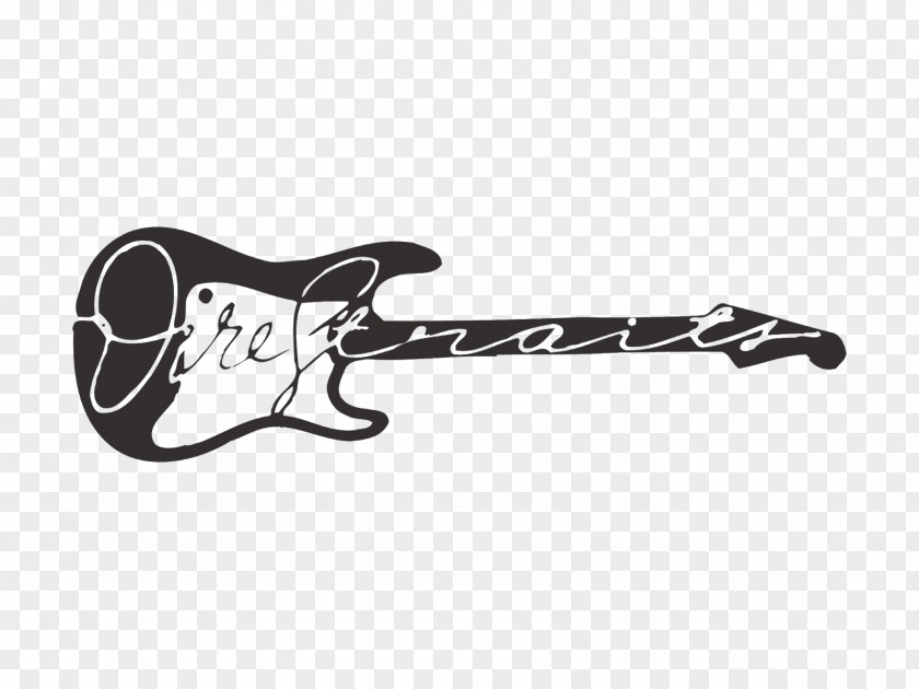 Guitar Dire Straits Logo Vector Graphics Rock PNG