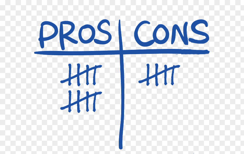 Pros AND CONS Clip Art PNG
