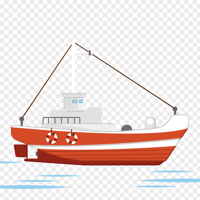 Vector Red Cruise Ship Boat Euclidean Download PNG