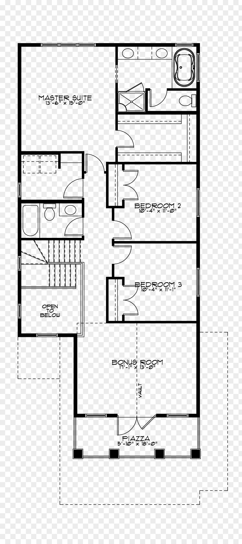 A Roommate On The Upper Floor Plan Furniture Technical Drawing PNG