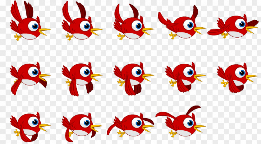 Bird Sprite Clip Art Image PNG