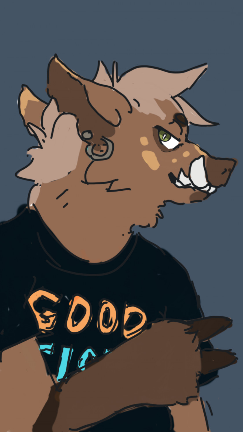 Boar Furry Fandom Cartoon Character PNG