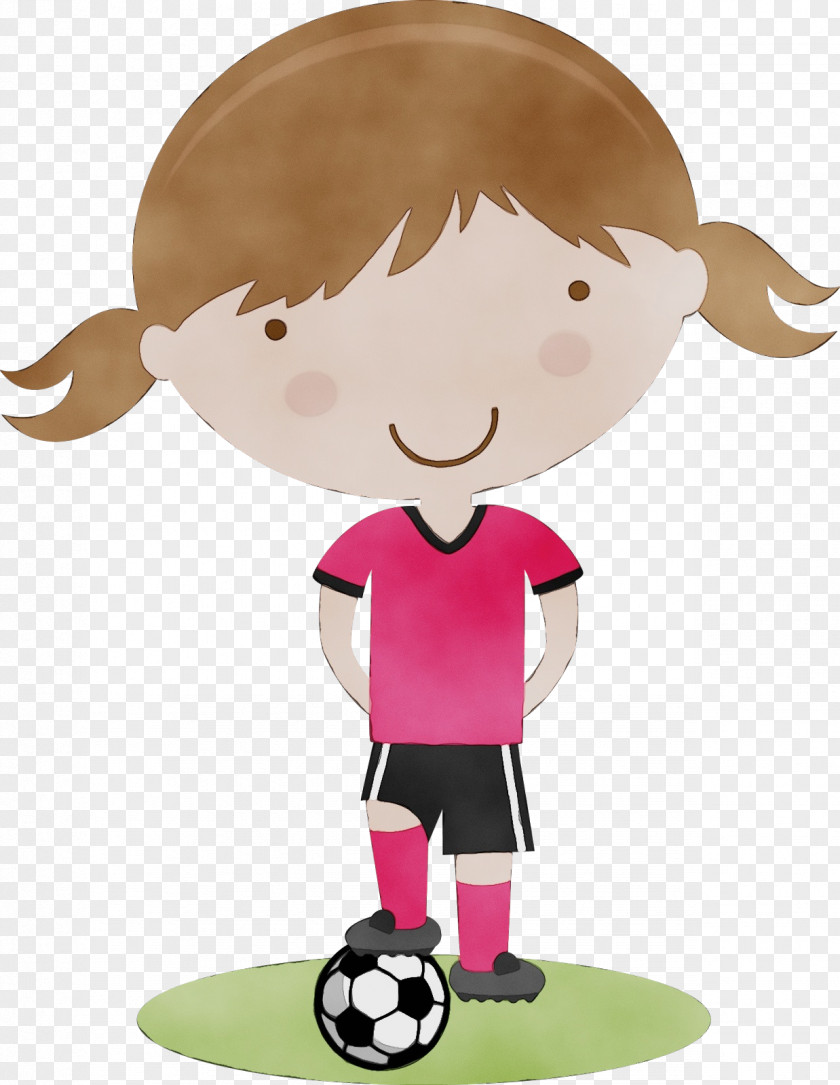 Child Soccer Player Ball PNG