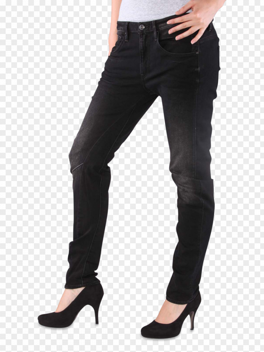 Jeans Denim Waist Leggings PNG