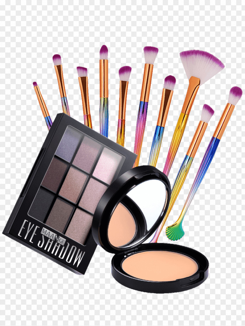 MAKE UP TOOLS Eye Shadow Cosmetics Makeup Brush Face Powder PNG
