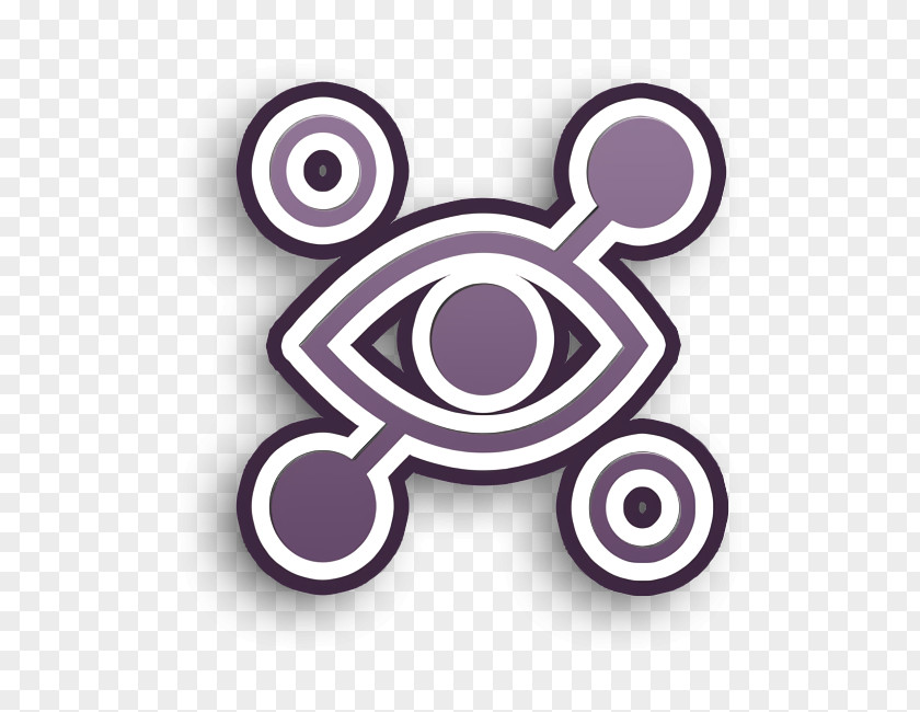 Symbol Magenta Eye Icon PNG