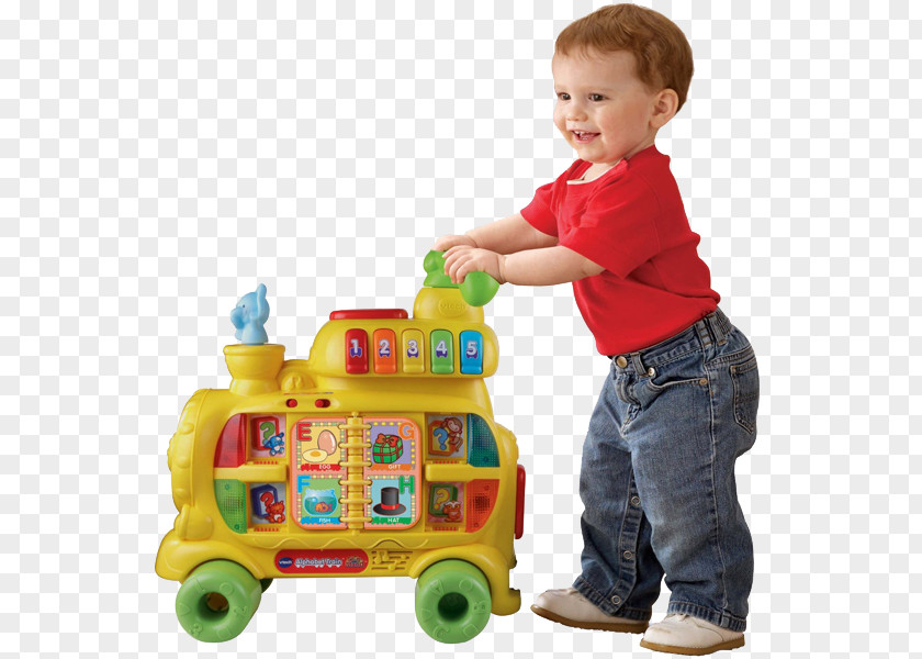 Alphabet Train Vtech Sit-to-Stand Learning Walker Game PNG