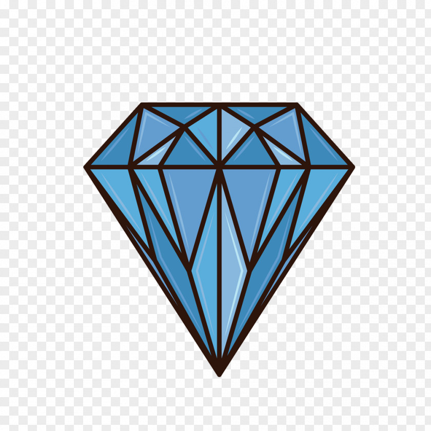 Blue Crystal Diamond Material Properties Of PNG