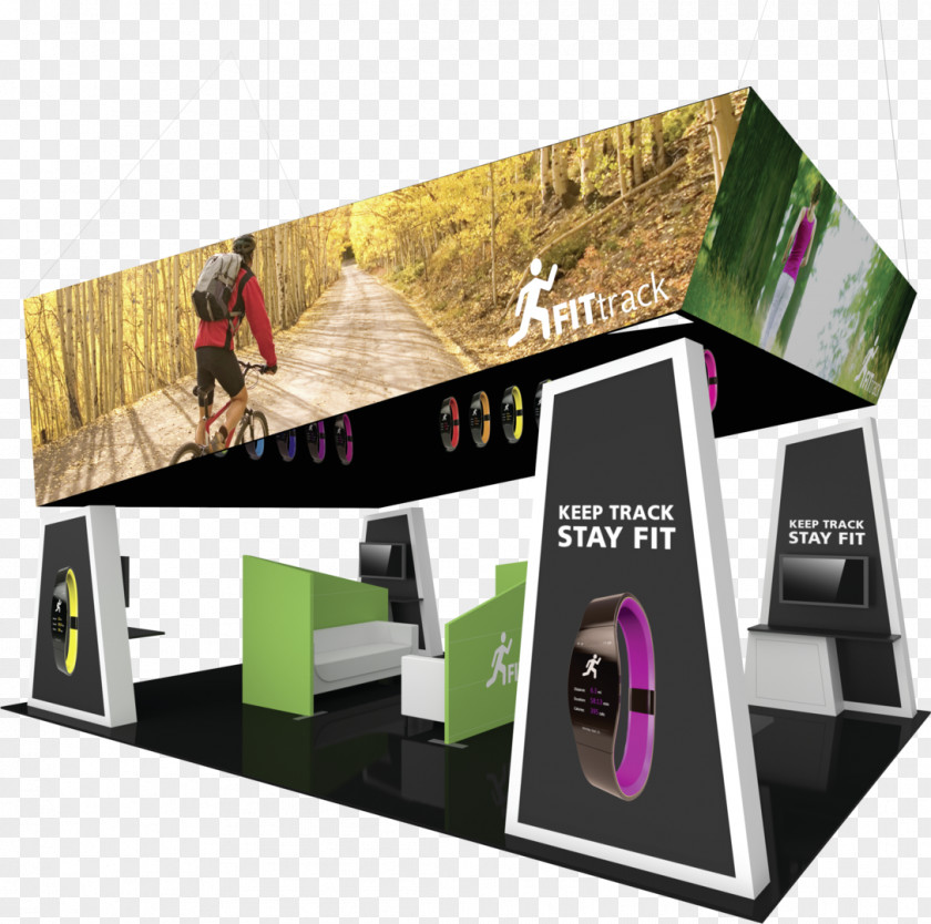 Exhibition Booth Trade Show Display Promotion Fabric Structure Brand PNG