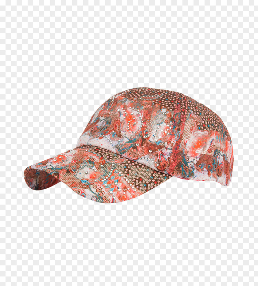 Full Mink Baseball Cap Hat Sequin PNG