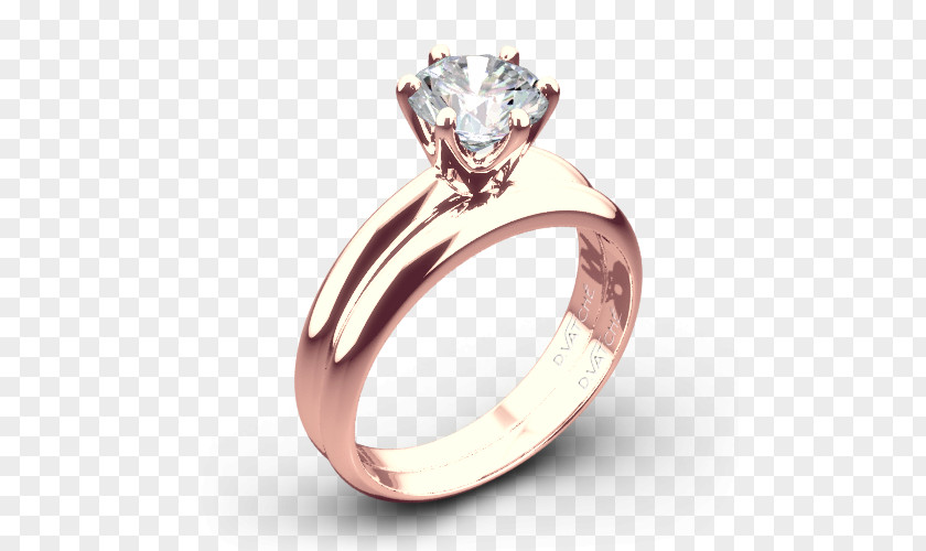 Prong Setting Wedding Ring Engagement Solitaire PNG