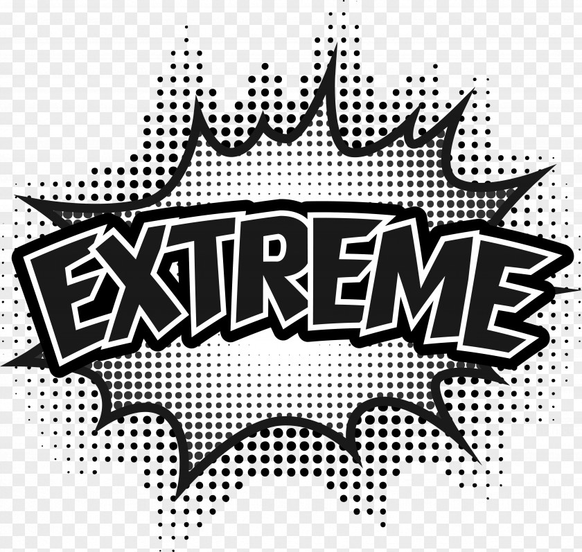 Fashion Design Explosion Stickers Comics Extreme Speech Balloon Comic Book PNG