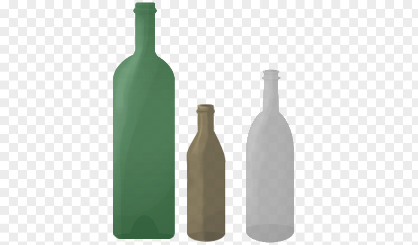 Not Recyclable Glass Bottle Wine PNG