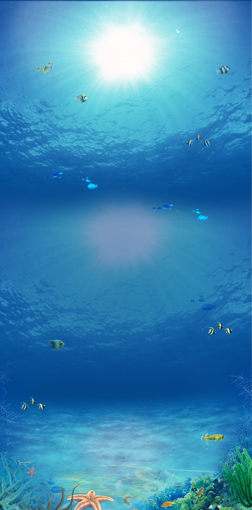 Sea Fish Blue PNG
