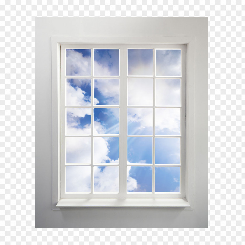 Blue Sky Outside The Window Treatment Replacement Residential Area Cleaner PNG