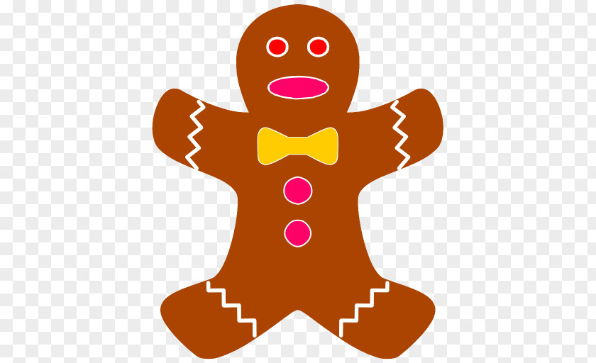 Christmas Frosting & Icing Gingerbread Man Biscuits Cookie PNG