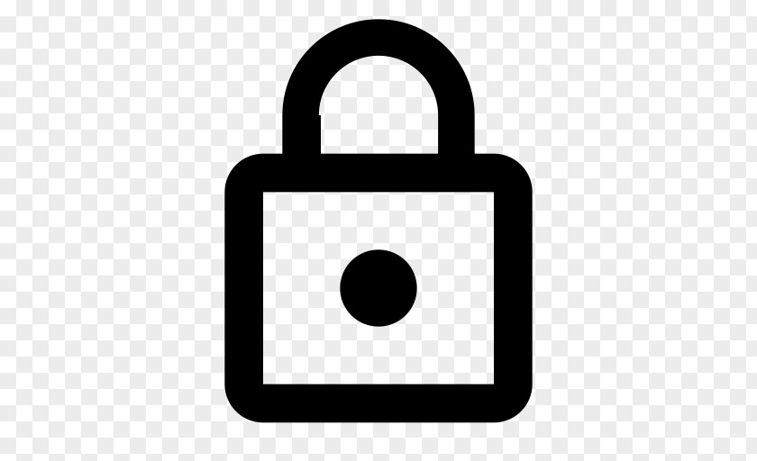 Lock Icon Security Hacker Computer Uptime System PNG