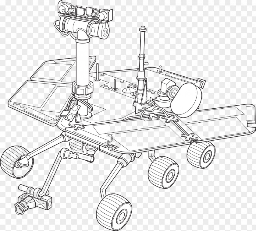 Nasa Mars Exploration Rover Science Laboratory Curiosity PNG