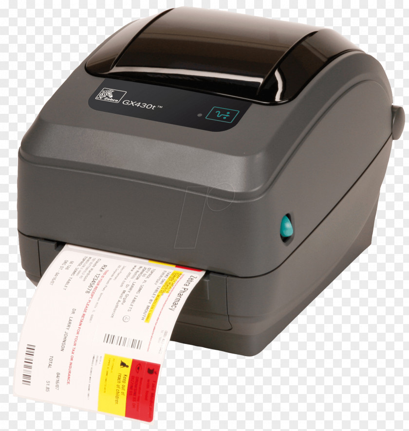Printer Label Thermal-transfer Printing Zebra Technologies Thermal PNG