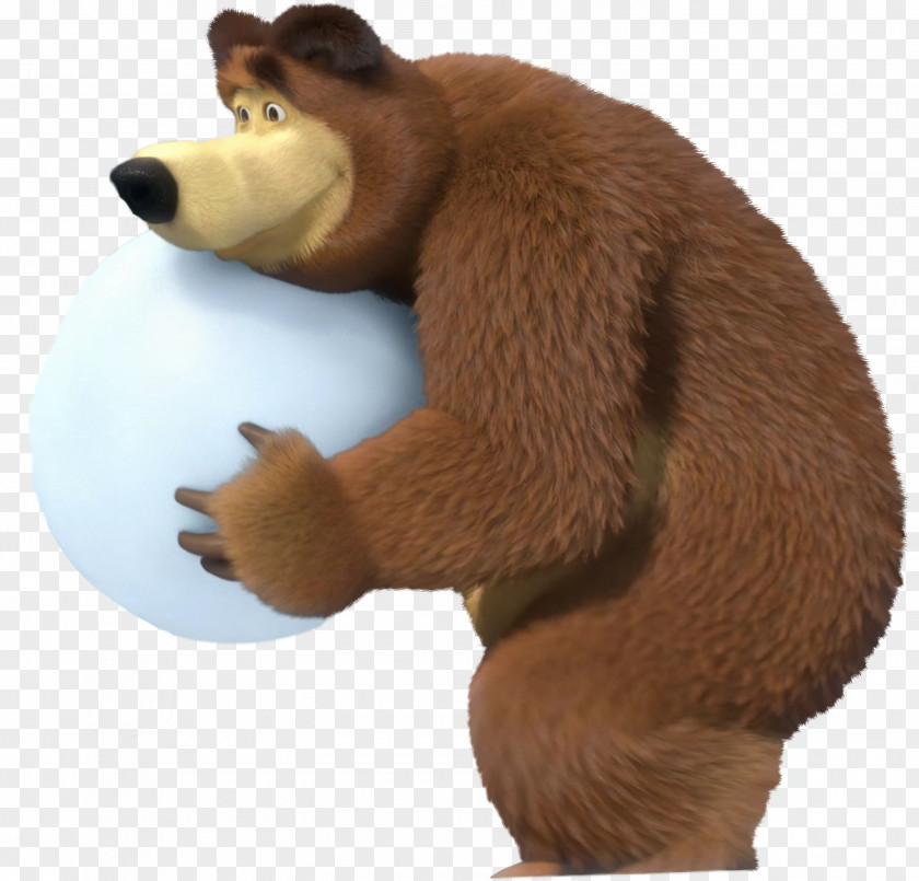 Bear Masha Grizzly Animation PNG