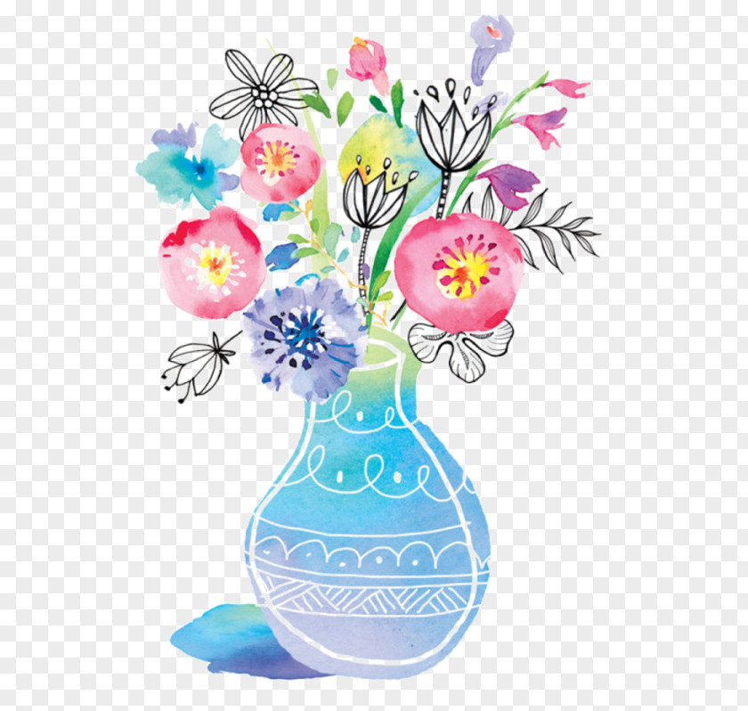 Bright Mothers Day Vase Floral Design Flower PNG