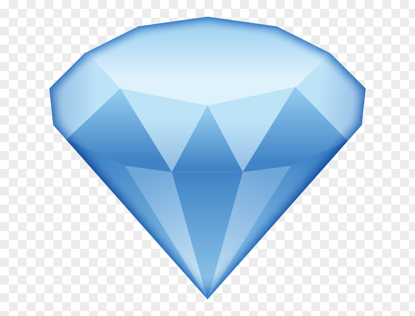 Diamonds Emoji Paper Blue Diamond Ring PNG