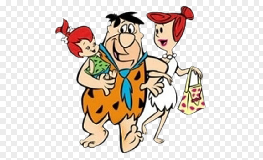Family Fred Flintstone Pebbles Flinstone Wilma Bamm-Bamm Rubble Barney PNG