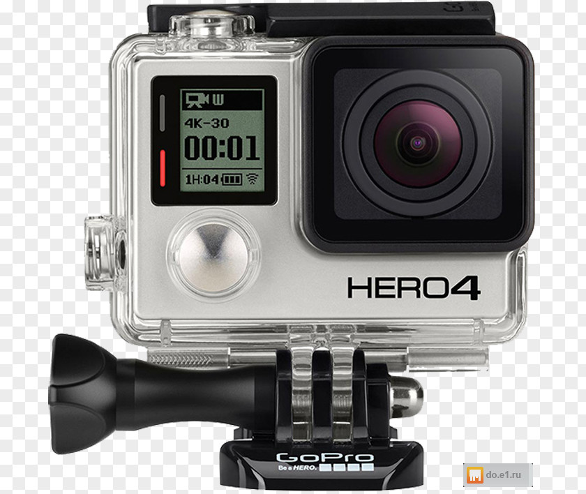 GoPro Hero 4 Action Camera Camcorder PNG