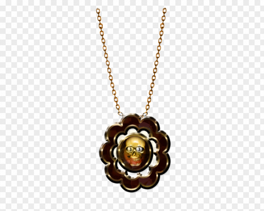 Gothic Necklace Image Locket Chain Jewellery PNG