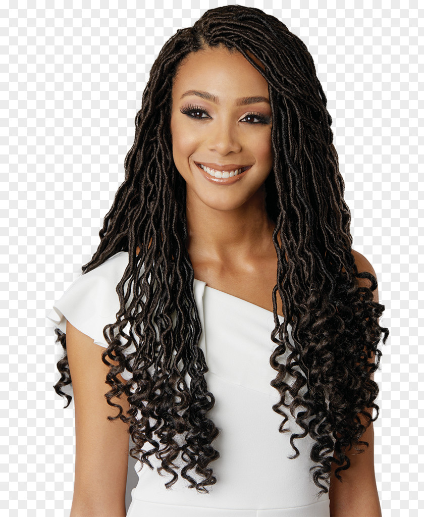 Hair Crochet Braids Synthetic Dreads Artificial Integrations Wig PNG