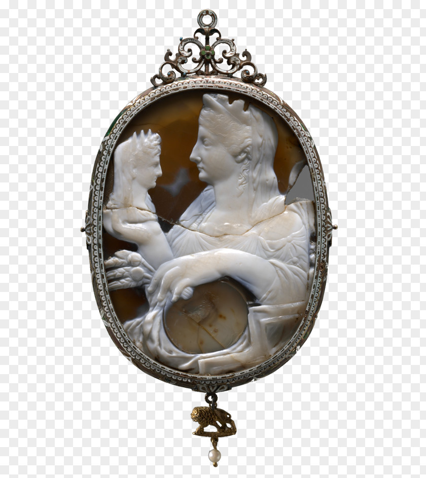 Kunsthistorisches Museum Cameo Portrait 58 BC Roman Empire PNG