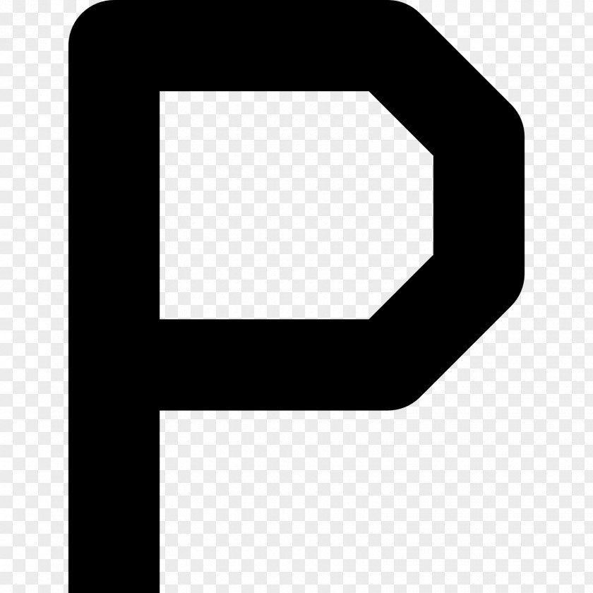 P Rectangle Symbol Font PNG