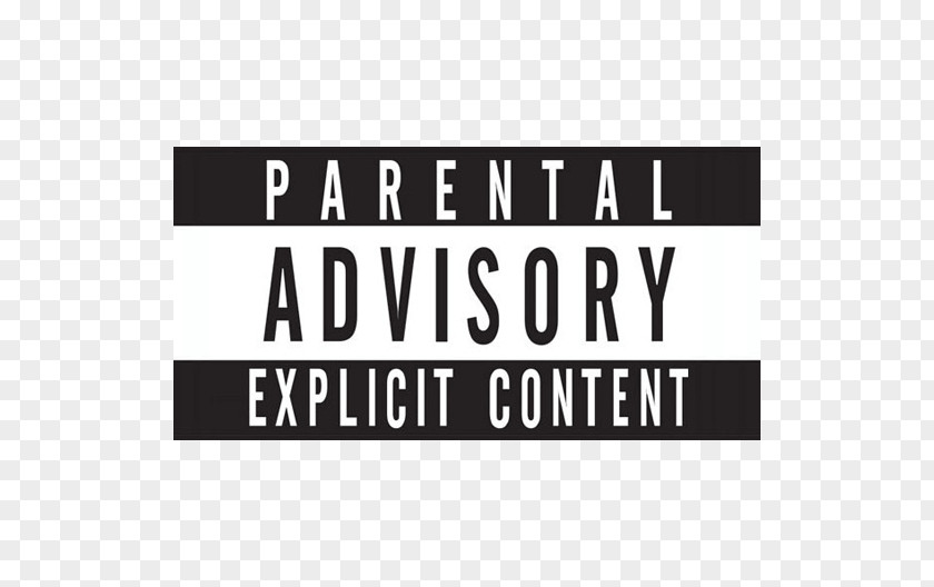 T-shirt Parental Advisory Sticker Decal Logo PNG
