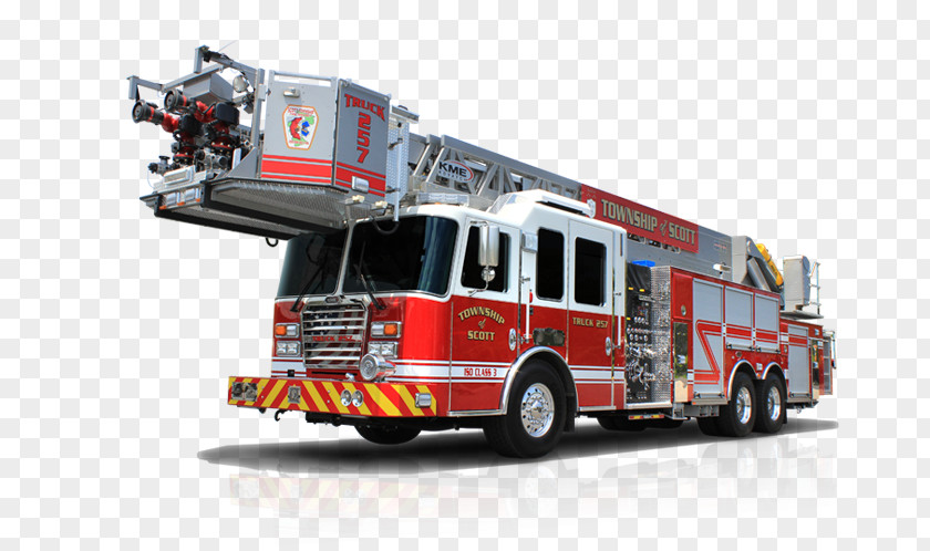 United States Fire Engine Department Vehicle PNG