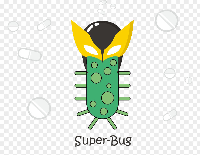Bacteria Cartoon Antimicrobial Resistance Antibiotics MRSA Super Bug Infection PNG