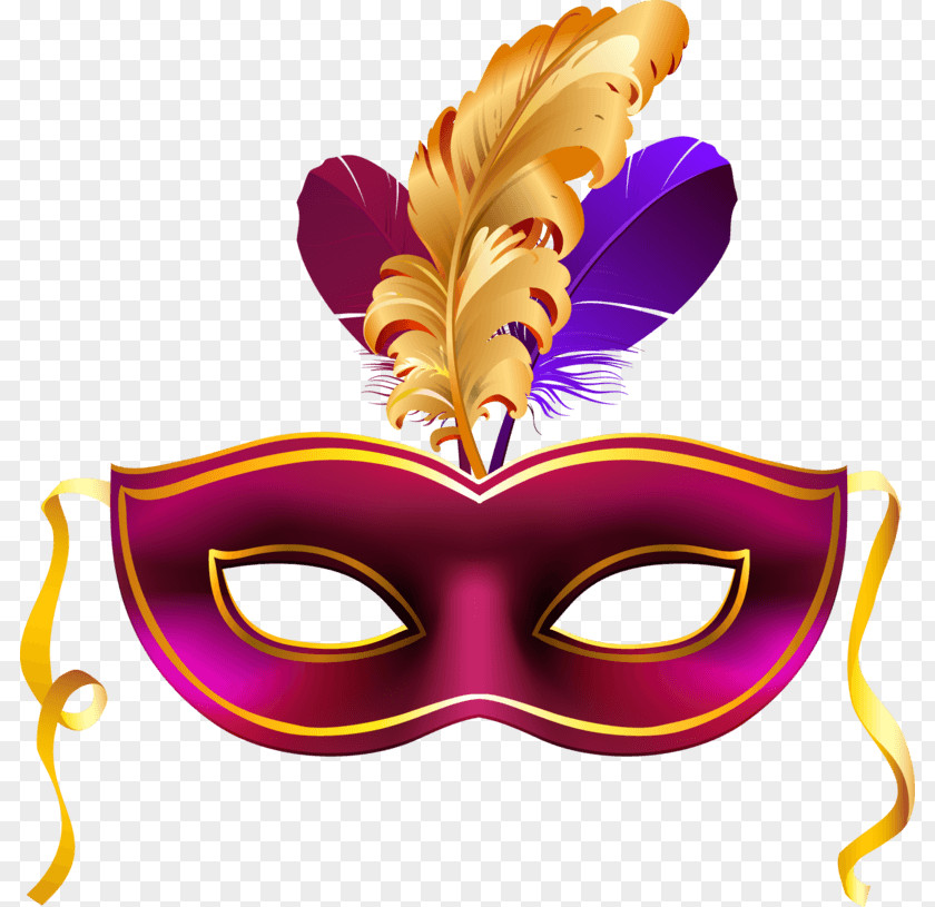 Exquisite Venice Carnival Mask Clip Art PNG