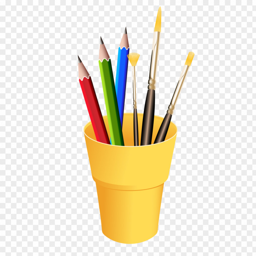 Pencil Drawing Colored Image PNG