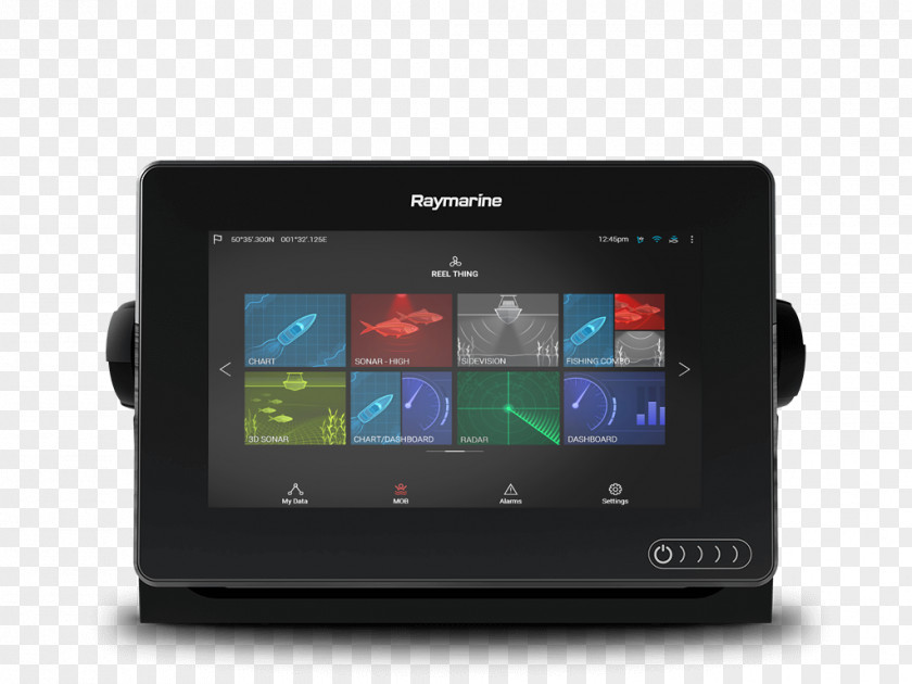 Raymarine Plc Chartplotter Multi-function Display GPS Navigation Systems Marine Electronics PNG