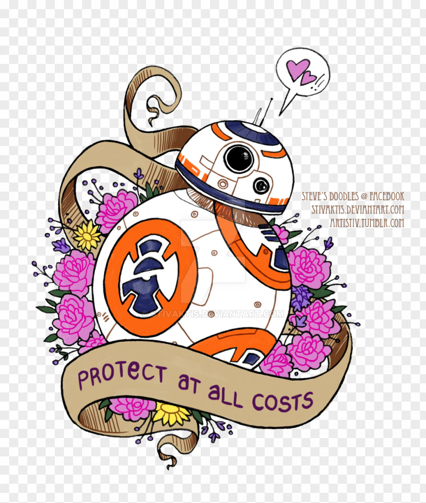 Star Wars BB-8 Rey Art Droid PNG