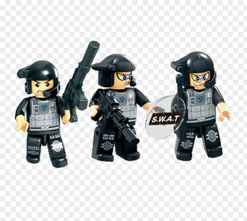 SWAT Social Enlightenment Toy Doll Block LEGO Child Jigsaw Puzzle PNG