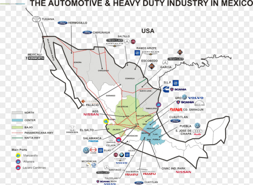 Car Mexico Automotive Industry Manufacturing PNG