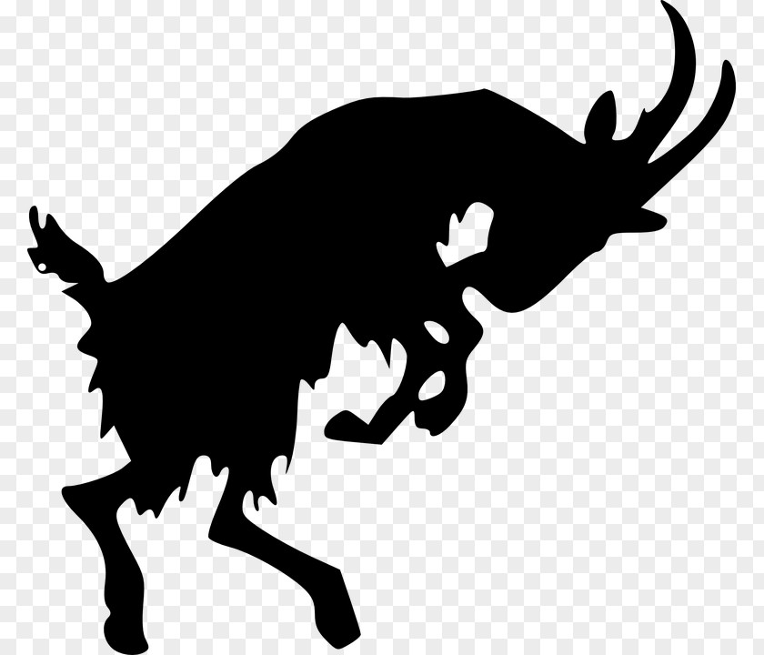Goat Boer Silhouette Clip Art PNG