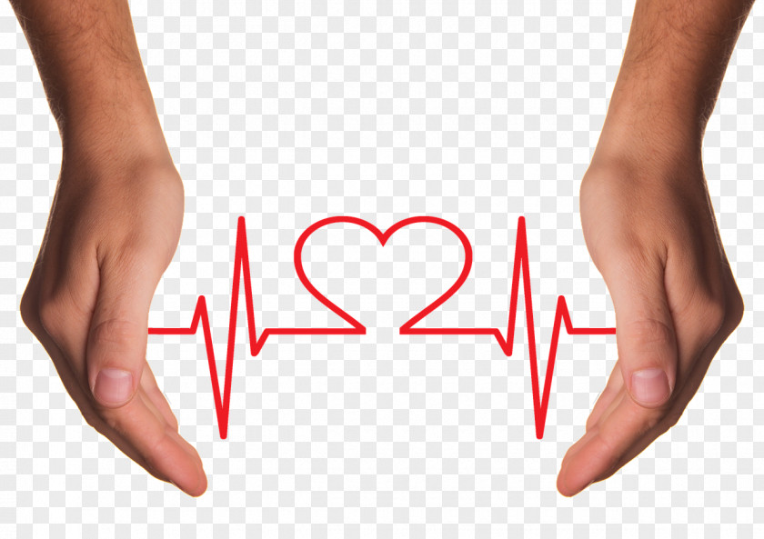 Health Hand Heart Pulse PNG